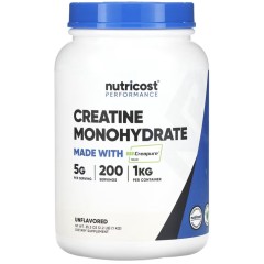 Nutricost, Performance, моногидрат креатина, без добавок, 1 кг (35,3 унции)